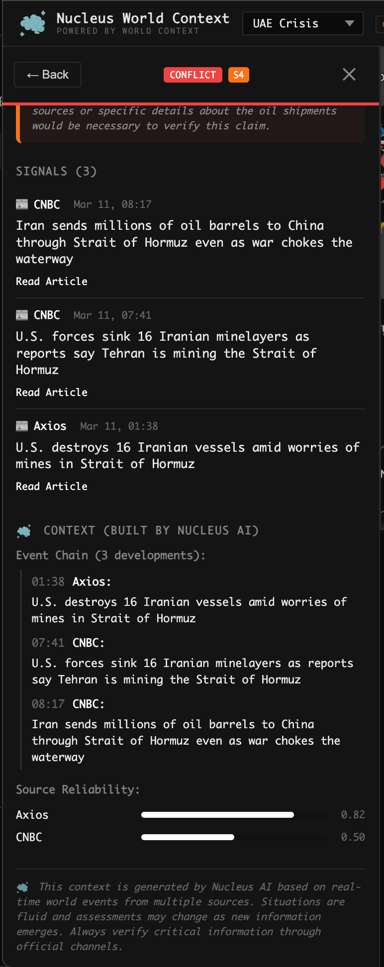 Event Chain- World Context